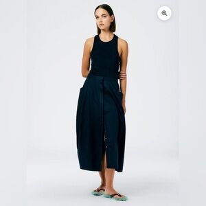 Tibi Eco Poplin Lantern Skirt